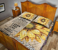 Ohaprints-Quilt-Bed-Set-Pillowcase-Today-Is-A-Good-Day-Sunflower-Floral-Pattern-Beige-Custom-Personalized-Name-Blanket-Bedspread-Bedding-1975-Queen (80'' x 90'')