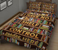 Ohaprints-Quilt-Bed-Set-Pillowcase-I-Have-No-Shelf-Control-Bookshelf-Gift-For-Book-Lover-Custom-Personalized-Name-Blanket-Bedspread-Bedding-808-King (90'' x 100'')