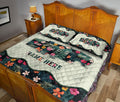 Ohaprints-Quilt-Bed-Set-Pillowcase-Travel-Trailer-Flower-Camper-Camping-Lover-Gifts-Custom-Personalized-Name-Blanket-Bedspread-Bedding-1702-King (90'' x 100'')