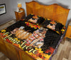 Ohaprints-Quilt-Bed-Set-Pillowcase-German-Shepherd-Pumpkin-Autumn-Happy-Fall-Y&#39;All-Custom-Personalized-Name-Blanket-Bedspread-Bedding-2885-King (90&#39;&#39; x 100&#39;&#39;)