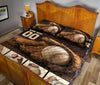 Ohaprints-Quilt-Bed-Set-Pillowcase-Baseball-I-Am-A-Pitcher-Sports-Lover-Brown-Custom-Personalized-Name-Number-Blanket-Bedspread-Bedding-2573-Queen (80&#39;&#39; x 90&#39;&#39;)
