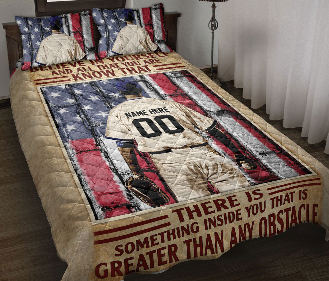 Ohaprints-Quilt-Bed-Set-Pillowcase-Baseball-Believe-In-Yourself-American-Flag-Custom-Personalized-Name-Number-Blanket-Bedspread-Bedding-1915-Throw (55'' x 60'')