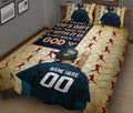 Ohaprints-Quilt-Bed-Set-Pillowcase-Baseball-Your-Talent-Is-God'S-Gift-To-You-Custom-Personalized-Name-Number-Blanket-Bedspread-Bedding-1982-King (90'' x 100'')