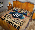 Ohaprints-Quilt-Bed-Set-Pillowcase-Baseball-I-Am-Strong-I-Am-A-Pitcher-Sports-Custom-Personalized-Name-Number-Blanket-Bedspread-Bedding-2574-Queen (80'' x 90'')