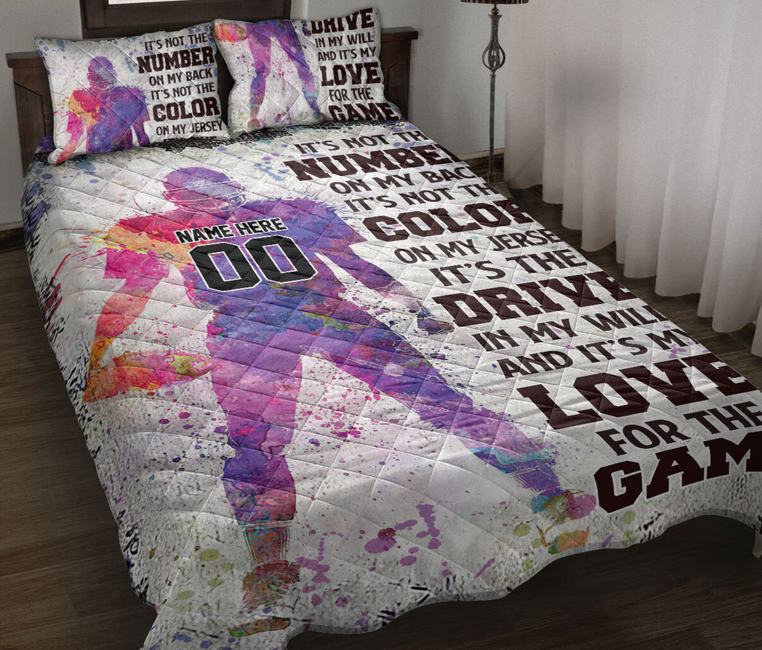 Ohaprints-Quilt-Bed-Set-Pillowcase-American-Football-It'S-My-Love-For-The-Game-Custom-Personalized-Name-Number-Blanket-Bedspread-Bedding-1983-Throw (55'' x 60'')