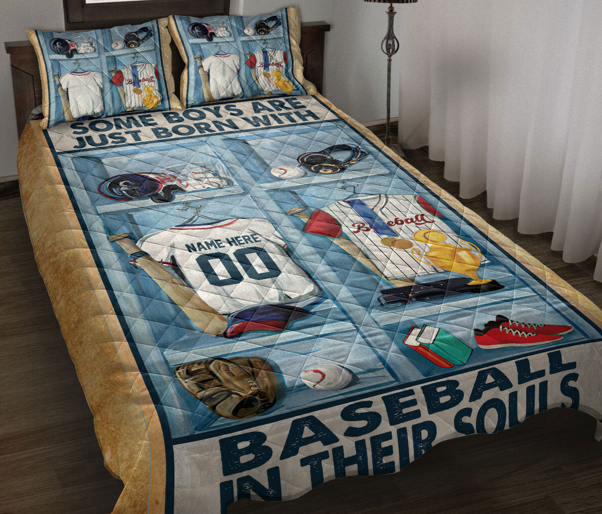 Ohaprints-Quilt-Bed-Set-Pillowcase-Some-Boys-With-Baseball-In-Their-Souls-Custom-Personalized-Name-Number-Blanket-Bedspread-Bedding-2575-Throw (55'' x 60'')