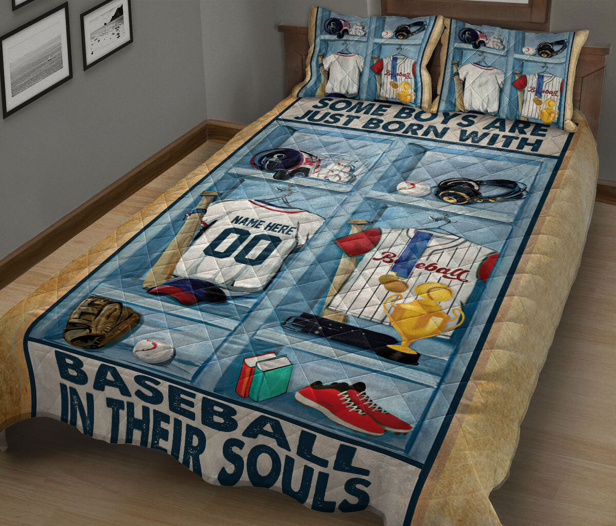 Ohaprints-Quilt-Bed-Set-Pillowcase-Some-Boys-With-Baseball-In-Their-Souls-Custom-Personalized-Name-Number-Blanket-Bedspread-Bedding-2575-King (90'' x 100'')