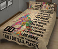 Ohaprints-Quilt-Bed-Set-Pillowcase-I-Am-Strong-I-Am-A-Softball-Player-Catcher-Custom-Personalized-Name-Number-Blanket-Bedspread-Bedding-2502-King (90'' x 100'')