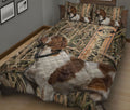 Ohaprints-Quilt-Bed-Set-Pillowcase-Brittany-Spaniel-Hunting-Camouflage-Pattern-Unique-Gift-For-Dog-Lover-Blanket-Bedspread-Bedding-2671-King (90'' x 100'')