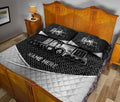 Ohaprints-Quilt-Bed-Set-Pillowcase-Truck-Metal-Pattern-Trucker-Truck-Driver-Lover-Gift-Custom-Personalized-Name-Blanket-Bedspread-Bedding-2303-King (90'' x 100'')