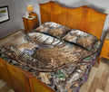 Ohaprints-Quilt-Bed-Set-Pillowcase-Deer-Hunting-Camo-Camouflage-Deer-Horn-Pattern-Gift-Custom-Personalized-Name-Blanket-Bedspread-Bedding-2895-King (90'' x 100'')