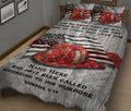 Ohaprints-Quilt-Bed-Set-Pillowcase-Firefighter-Thin-Red-Line-That-In-All-Things-God-Work-Custom-Personalized-Name-Blanket-Bedspread-Bedding-234-King (90'' x 100'')