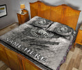 Ohaprints-Quilt-Bed-Set-Pillowcase-Knights-Templar-Armor-Shield-Grey-Crack-Pattern-Custom-Personalized-Name-Blanket-Bedspread-Bedding-2319-King (90'' x 100'')