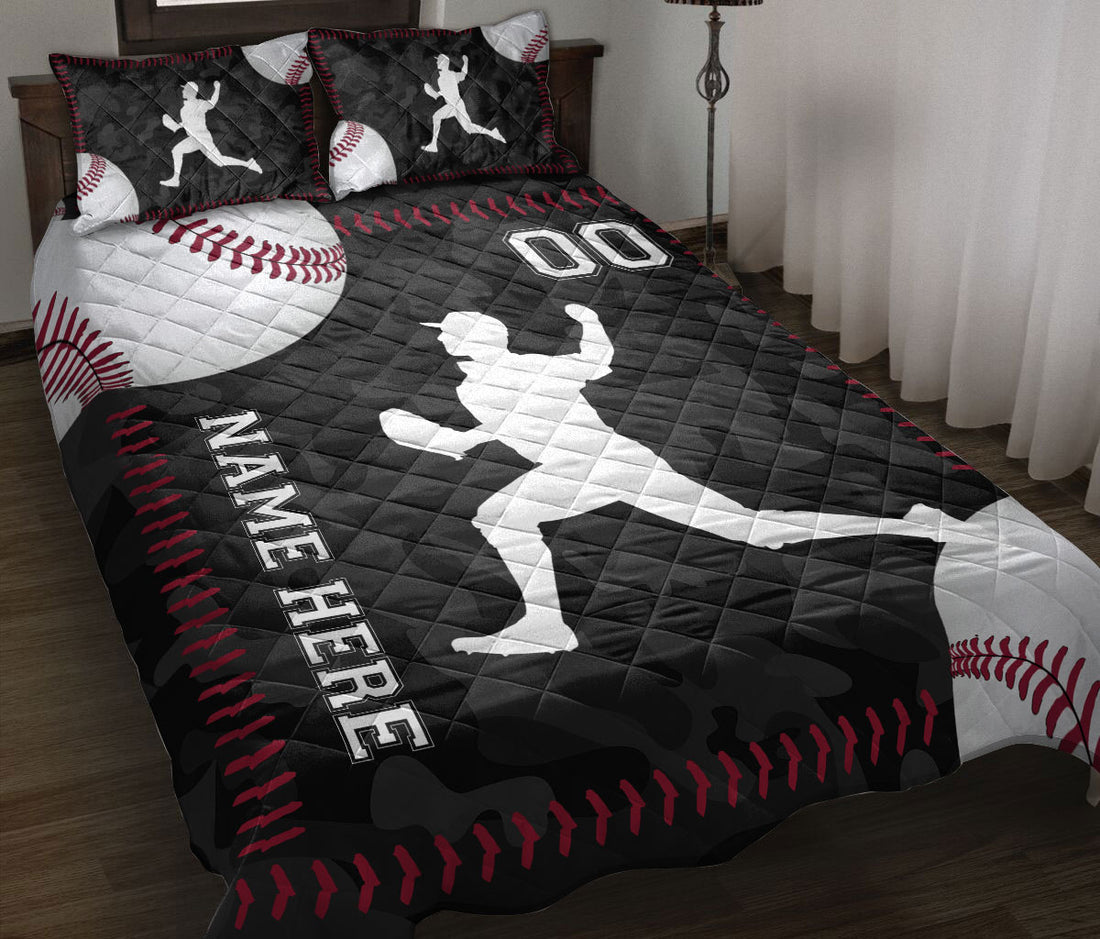 Ohaprints-Quilt-Bed-Set-Pillowcase-Baseball-Pitcher-Ball-Sport-Lover-Gift-Custom-Personalized-Name-Number-Blanket-Bedspread-Bedding-1149-Throw (55'' x 60'')