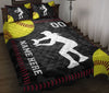 Ohaprints-Quilt-Bed-Set-Pillowcase-Softball-Catcher-Yellow-Ball-Sport-Lover-Gift-Custom-Personalized-Name-Number-Blanket-Bedspread-Bedding-563-Throw (55&#39;&#39; x 60&#39;&#39;)