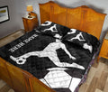 Ohaprints-Quilt-Bed-Set-Pillowcase-Soccer-Player-Ball-Sport-Lover-Gift-Black-Custom-Personalized-Name-Number-Blanket-Bedspread-Bedding-1150-King (90'' x 100'')