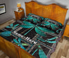 Ohaprints-Quilt-Bed-Set-Pillowcase-Turquoise-Dragonfly-Animal-Frame-Patchwork-Floral-Custom-Personalized-Name-Blanket-Bedspread-Bedding-2588-Queen (80&#39;&#39; x 90&#39;&#39;)