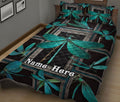 Ohaprints-Quilt-Bed-Set-Pillowcase-Turquoise-Dragonfly-Animal-Frame-Patchwork-Floral-Custom-Personalized-Name-Blanket-Bedspread-Bedding-2588-King (90'' x 100'')