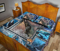 Ohaprints-Quilt-Bed-Set-Pillowcase-Huge-Whale-Frame-Patchwork-Floral-Pattern-Unique-Gift-For-Ocean-Animal-Lover-Blanket-Bedspread-Bedding-829-Queen (80'' x 90'')