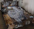 Ohaprints-Quilt-Bed-Set-Pillowcase-Maine-Coon-Cat-Kitten-Frame-Patchwork-Floral-Pattern-Gift-For-Cats-Lover-Blanket-Bedspread-Bedding-1318-Throw (55'' x 60'')