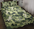 Ohaprints-Quilt-Bed-Set-Pillowcase-Unicorn-Green-Camo-Camouflage-Pattern-Unique-Gift-For-Unicorn-Lover-Blanket-Bedspread-Bedding-729-Throw (55'' x 60'')