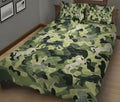 Ohaprints-Quilt-Bed-Set-Pillowcase-Unicorn-Green-Camo-Camouflage-Pattern-Unique-Gift-For-Unicorn-Lover-Blanket-Bedspread-Bedding-729-King (90'' x 100'')