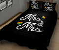 Ohaprints-Quilt-Bed-Set-Pillowcase-Lgbt-Pride-Love-Is-Love-Love-Wins-Mrs.-&-Mrs-Gift-For-Couple-Pride-Month-Blanket-Bedspread-Bedding-749-King (90'' x 100'')