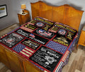 Ohaprints-Quilt-Bed-Set-Pillowcase-Proud-American-Us-Female-Veteran-Never-Underestimate-A-Woman-Dd-214-Blanket-Bedspread-Bedding-1412-Queen (80'' x 90'')