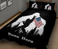 Ohaprints-Quilt-Bed-Set-Pillowcase-Bigfoot-Forest-American-Flag-I-Want-To-Believe-Custom-Personalized-Name-Blanket-Bedspread-Bedding-1999-King (90'' x 100'')