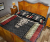 Ohaprints-Quilt-Bed-Set-Pillowcase-Western-Texas-Cow-Skull-Texas-Flag-Wild-West-Cowboy-Custom-Personalized-Name-Blanket-Bedspread-Bedding-500-Queen (80&#39;&#39; x 90&#39;&#39;)