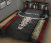 Ohaprints-Quilt-Bed-Set-Pillowcase-Western-Texas-Cow-Skull-Texas-Flag-Wild-West-Cowboy-Custom-Personalized-Name-Blanket-Bedspread-Bedding-500-King (90&#39;&#39; x 100&#39;&#39;)
