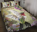 Ohaprints-Quilt-Bed-Set-Pillowcase-Hummingbird-God-Says-You-Are-Flower-Floral-Pattern-Gift-For-Animal-Lover-Blanket-Bedspread-Bedding-2088-Throw (55'' x 60'')