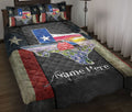 Ohaprints-Quilt-Bed-Set-Pillowcase-Texas-Map-Western-Texas-Flag-Bluebonnet-Wild-West-Custom-Personalized-Name-Blanket-Bedspread-Bedding-1738-Throw (55'' x 60'')