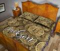 Ohaprints-Quilt-Bed-Set-Pillowcase-Bitcoin-Golden-Coins-Seamless-Gift-For-Investor-Custom-Personalized-Name-Blanket-Bedspread-Bedding-2929-King (90'' x 100'')