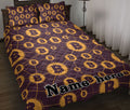 Ohaprints-Quilt-Bed-Set-Pillowcase-Bitcoin-Coins-Brown-Seamless-Gift-For-Investor-Custom-Personalized-Name-Blanket-Bedspread-Bedding-2337-Throw (55'' x 60'')