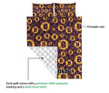 Ohaprints-Quilt-Bed-Set-Pillowcase-Bitcoin-Coins-Brown-Seamless-Gift-For-Investor-Custom-Personalized-Name-Blanket-Bedspread-Bedding-2337-Queen (80'' x 90'')