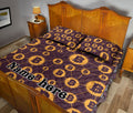 Ohaprints-Quilt-Bed-Set-Pillowcase-Bitcoin-Coins-Brown-Seamless-Gift-For-Investor-Custom-Personalized-Name-Blanket-Bedspread-Bedding-2337-King (90'' x 100'')