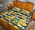 Ohaprints-Quilt-Bed-Set-Pillowcase-Orange-Lemon-Fruit-Seamless-Tropical-Pattern-Custom-Personalized-Name-Blanket-Bedspread-Bedding-2931-King (90'' x 100'')