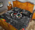 Ohaprints-Quilt-Bed-Set-Pillowcase-Hippie-Peace-Sign-Grey-Colorful-Tie-Dye-Pattern-Custom-Personalized-Name-Blanket-Bedspread-Bedding-2978-Queen (80'' x 90'')