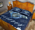 Ohaprints-Quilt-Bed-Set-Pillowcase-Dolphin-God-Says-You-Are-Ocean-Lover-Unique-Gift-Custom-Personalized-Name-Blanket-Bedspread-Bedding-2445-Queen (80'' x 90'')