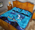 Ohaprints-Quilt-Bed-Set-Pillowcase-Love-Dolphin-Ocean-Animal-Lover-Unique-Gift-Custom-Personalized-Name-Blanket-Bedspread-Bedding-1287-Queen (80'' x 90'')