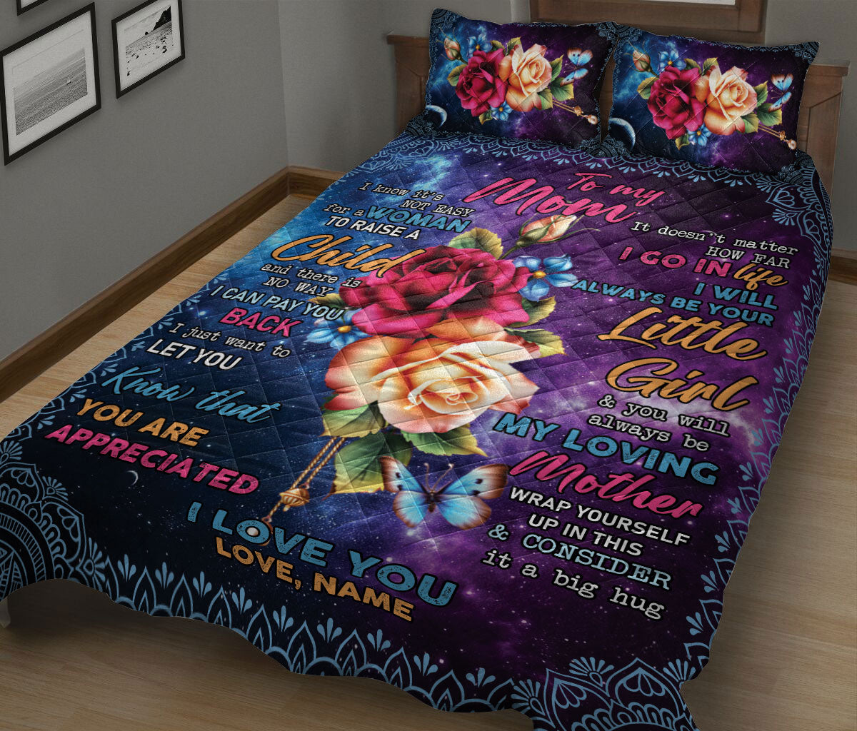 Ohaprints-Quilt-Bed-Set-Pillowcase-Dj-Turntable-Pattern-Black-Gift-For-Dj-Custom-Personalized-Name-Blanket-Bedspread-Bedding-2456-King (90'' x 100'')