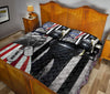 Ohaprints-Quilt-Bed-Set-Pillowcase-Police-American-Us-Flag-Independence-Day-4Th-Of-July-Custom-Personalized-Name-Blanket-Bedspread-Bedding-338-Queen (80&#39;&#39; x 90&#39;&#39;)