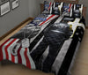 Ohaprints-Quilt-Bed-Set-Pillowcase-Police-American-Us-Flag-Independence-Day-4Th-Of-July-Custom-Personalized-Name-Blanket-Bedspread-Bedding-338-King (90&#39;&#39; x 100&#39;&#39;)
