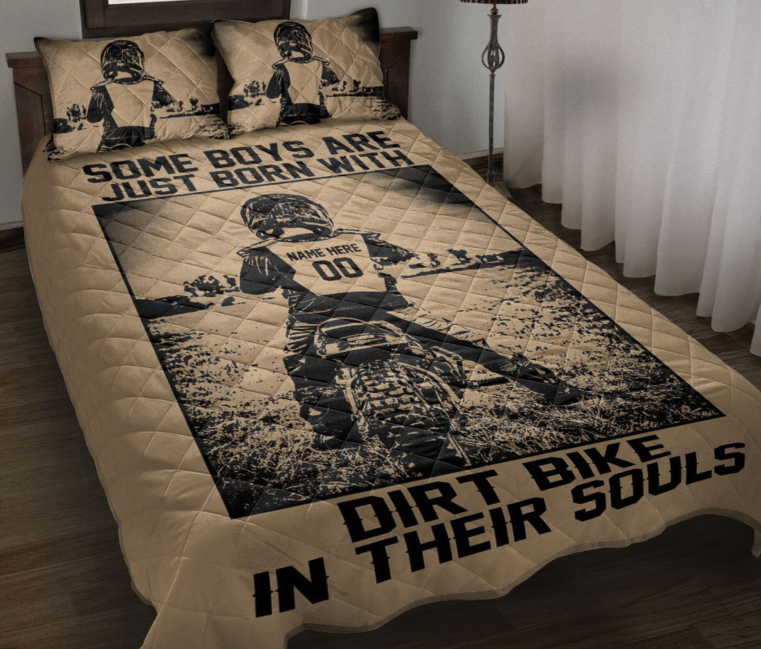 Ohaprints-Quilt-Bed-Set-Pillowcase-Some-Boys-Are-Just-Born-With-Dirt-Bike-In-Their-Souls-Custom-Personalized-Name-Blanket-Bedspread-Bedding-151-Throw (55'' x 60'')