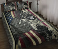 Ohaprints-Quilt-Bed-Set-Pillowcase-Dirt-Bike-Motocross-Racer-Us-Flag-Extreme-Sports-Custom-Personalized-Name-Blanket-Bedspread-Bedding-1331-Throw (55'' x 60'')