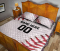 Ohaprints-Quilt-Bed-Set-Pillowcase-Baseball-White-Ball-Gifts-For-Sports-Lover-Custom-Personalized-Name-Number-Blanket-Bedspread-Bedding-1332-Queen (80'' x 90'')