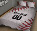 Ohaprints-Quilt-Bed-Set-Pillowcase-Baseball-White-Ball-Gifts-For-Sports-Lover-Custom-Personalized-Name-Number-Blanket-Bedspread-Bedding-1332-King (90'' x 100'')