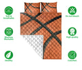 Ohaprints-Quilt-Bed-Set-Pillowcase-Basketball-Orange-Ball-Gifts-For-Sports-Lover-Custom-Personalized-Name-Blanket-Bedspread-Bedding-754-Double (70'' x 80'')