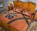 Ohaprints-Quilt-Bed-Set-Pillowcase-Basketball-Orange-Ball-Gifts-For-Sports-Lover-Custom-Personalized-Name-Blanket-Bedspread-Bedding-754-Queen (80'' x 90'')